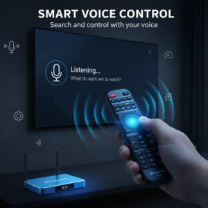 Superbox S7 Max, smart voice control