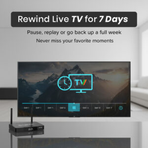 s7pro Rewind live TV for 7 days